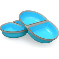 Produktbild von SureFlap SureFeed Split-Schale 2er Pack Blau für Mikrochip Futterautomaten - 2 x 170 ml