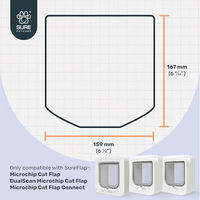 Produktbild von SureFlap Tunnelverlängerung für Katzenklappen aus Kunststoff in Grau