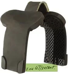 Surfix für ergonomisches Pferd von Eric Le Tixerant aus Leder in Schwarz – Bild 1 von 1
