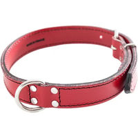 Produktbild von Surpiq Hundehalsband Sellerie Canine Vendéenne aus Leder in Rot 31/70 cm