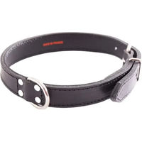 Produktbild von Surpiq Hundehalsband Sellerie Canine Vendéenne aus Leder in Schwarz 22/47 cm