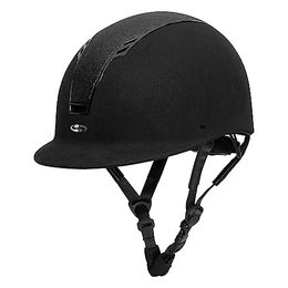 Swing Reithelm H22 Shine Schwarz mit Velours Innenfutter 55-57 cm – Bild 1 von 9