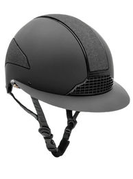 Produktbild von SWING Reithelm H24 Lady Schwarz Matt für Damen nach DIN Norm EN 1384:2023