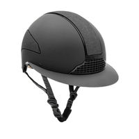 Produktbild von SWING Reithelm H24 Lady Schwarz Matt für Damen nach DIN Norm EN 1384:2023