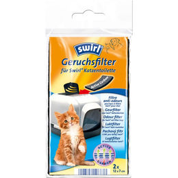 Swirl Aktivkohle Geruchsfilter für Katzentoiletten 4 Stück – Bild 1 von 4