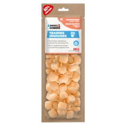 Swiss Cowers Hundesnack Crunchies Training Brain Booster mit Milch und Lachsöl laktosefrei 30 g - 30 g – Bild 1 von 5