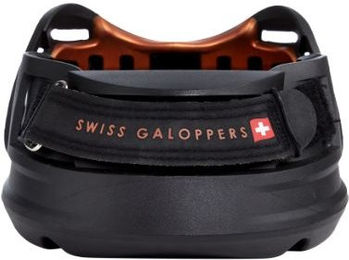 Swiss Galoppers Hufschuhpaar SG6 für Pferde aus Kunststoff in Schwarz – Bild 1 von 3