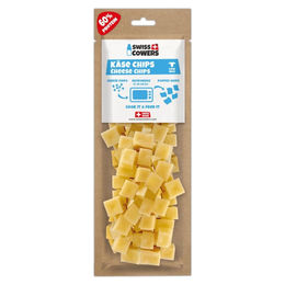 SwissCowers Käse Chips Zahnpflege-Snack für Hunde laktosefrei 80g - 80 g – Bild 1 von 6