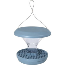 SWISSINNO Vogelhaus Davos aus Kunststoff in Blau und Transparent - 1300 ml – Bild 1 von 6