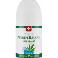 Produktbild von SwissMedicus Pferdebalsam mit Hanf Roll-On
