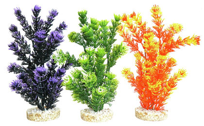 Produktbild von Sydeco Fiesta Aquaplant Bunte Kunstpflanze für Aquarien 24 cm