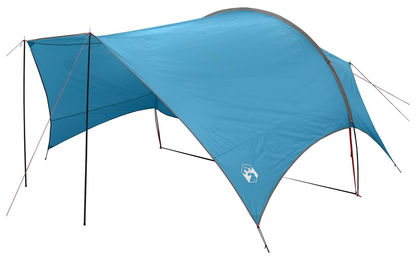 Syfax Campingzelt wasserdicht blau 550 x 400 x 230 cm – Bild 1 von 2