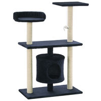 Produktbild von Syfax Katzen-Kratzbaum aus Sisal 95 cm Dunkelblau