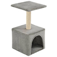 Produktbild von Syfax Katzen-Kratzbaum aus Sisal Grau 55 cm