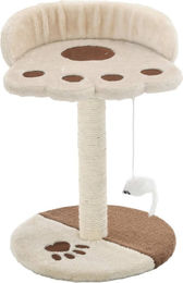 Syfax Katzen-Kratzbaum aus Sisal in Beige und Braun 40 cm – Bild 1 von 1