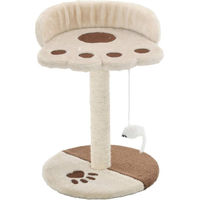 Produktbild von Syfax Katzen-Kratzbaum aus Sisal in Beige und Braun 40 cm