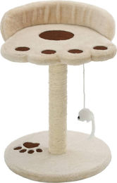 Syfax Katzen-Kratzbaum aus Sisal in Beige und Braun 40 cm – Bild 1 von 1