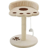 Produktbild von Syfax Katzen-Kratzbaum aus Sisal in Beige und Braun 40 cm