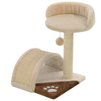Produktbild von Syfax Katzen-Kratzbaum aus Sisal in Beige und Braun 40 cm