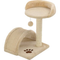 Produktbild von Syfax Katzen-Kratzbaum für Kitten aus Sisal und Plüsch Beige und Braun 40 cm