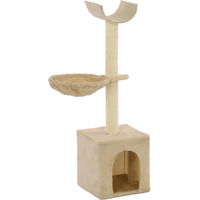 Produktbild von Syfax Katzen-Kratzbaum mit Sisal-Kratzsäulen 105 cm Beige