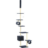 Produktbild von Syfax Katzenbaum mit Sisal-Kratzsäulen 260 cm Dunkelblau