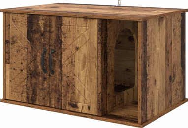 Syfax Katzenhaus aus Altholz 85 x 55 x 50,5 cm – Bild 1 von 1