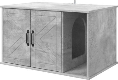 Syfax Katzenhaus aus Beton und Holzwerkstoff 85 x 55 x 50,5 cm – Bild 1 von 1