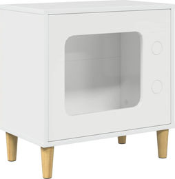 Syfax Katzenhaus aus Holzwerkstoff in Hochglanz Weiß 51 x 30 x 52 cm – Bild 1 von 1