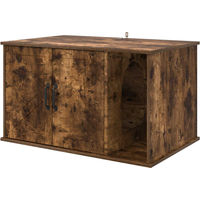 Produktbild von Syfax Katzenhaus aus Holzwerkstoff in Räuchereiche 85 x 55 x 50,5 cm