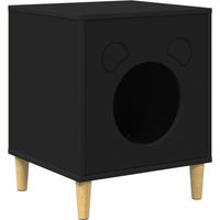 Produktbild von Syfax Katzenhaus aus Holzwerkstoff in Schwarz 42,5 x 40 x 53 cm
