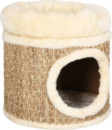 Syfax Katzenhaus aus Seegras mit Katzenbett 33 cm – Bild 1 von 1