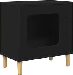 Syfax Katzenhaus Schwarz aus Holzwerkstoff 51 x 30 x 52 cm – Bild 1 von 1