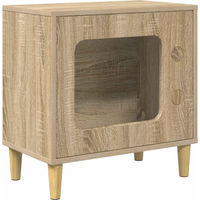 Produktbild von Syfax Katzenhaus Sonoma-Eiche aus Holzwerkstoff 51 x 30 x 52 cm
