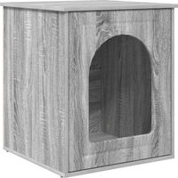 Produktbild von Syfax Katzenhaus Sonoma-Grau aus Holzwerkstoff 53 x 52 x 62 cm