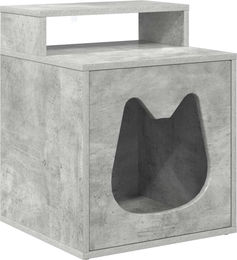 Syfax Katzenhöhle aus Holz in Grau – Bild 1 von 2