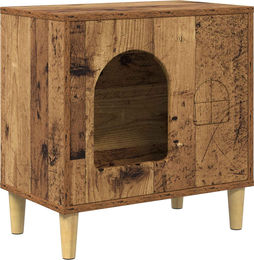 Syfax Katzenhöhle aus Holzwerkstoff mit Sisal und Polyester in Braun 51 x 52 cm – Bild 1 von 3