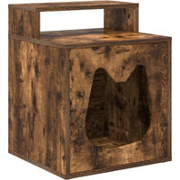 Produktbild von Syfax Katzenhöhle aus Holzwerkstoff und Sisal in Braun 42,5 x 40 x 53,5 cm
