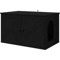 Produktbild von Syfax Katzenhöhle Schwarz aus Holzwerkstoff Polyester und Sisal