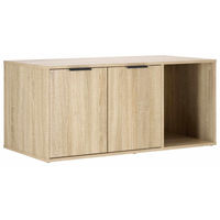 Produktbild von Syfax Katzenkiste Möbel aus Holz in Sonoma-Eiche 100 x 49 x 45 cm