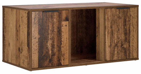 Syfax Katzenkiste Möbel aus Holzwerkstoff Braun 100 x 49 x 45 cm – Bild 1 von 3