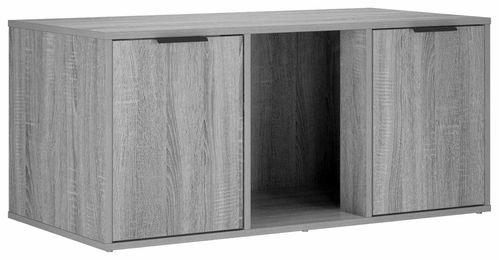 Syfax Katzenkiste Möbel in Sonoma-Grau aus Holzwerkstoff 100 x 49 x 45 cm – Bild 1 von 2