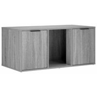 Produktbild von Syfax Katzenkiste Möbel in Sonoma-Grau aus Holzwerkstoff 100 x 49 x 45 cm