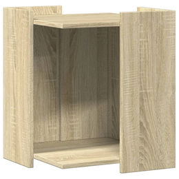 Syfax Katzenklo Möbel-Toilette Sonoma Eiche aus Holzwerkstoff 42x42x51 cm – Bild 1 von 1