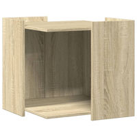 Produktbild von Syfax Katzenklo Möbel-Toilette Sonoma Eiche aus Holzwerkstoff 53x53x51 cm