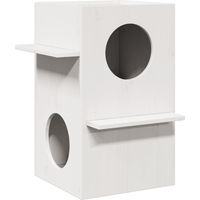 Produktbild von Syfax Kratzbaum für Katzen aus Holz in Weiß 43x43x60 cm