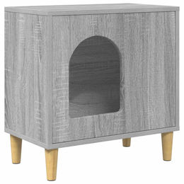 Syfax Kratzbaum für Katzen Grau aus Holzwerkstoff, Polyester und Sisal 51/56 cm – Bild 1 von 1