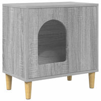 Produktbild von Syfax Kratzbaum für Katzen Grau aus Holzwerkstoff, Polyester und Sisal 51/56 cm