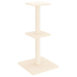 Syfax Kratzbaum für Katzen mit Sisal-Kratzsäulen in Creme 73 cm – Bild 1 von 1
