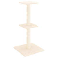 Produktbild von Syfax Kratzbaum für Katzen mit Sisal-Kratzsäulen in Creme 73 cm